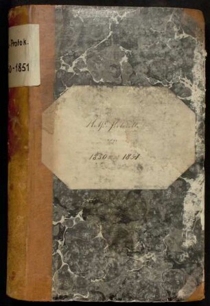 Ratsprotokolle 1850-1851