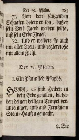 285-296, 79.-81. Psalm.