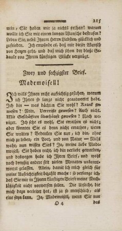 Zwey und sechzigster Brief.
