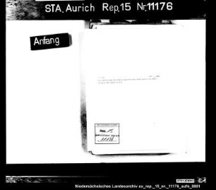 Die Bestellung des Regierungssekretärs Midtelsdorf als Rentmeister des Sethe-Stifts