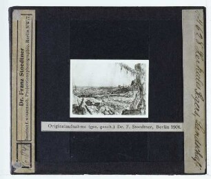 Seghers (Hercules), Landschaft mit überhängender Fichte (Radierung)