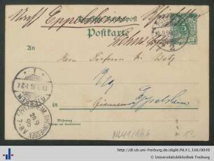 Postkarte, 19.09.1896