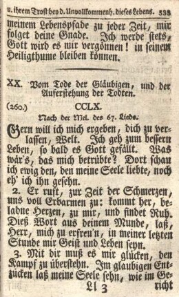 XX. Vom Tode der Gläubigen, und der Auferstehung der Todten.