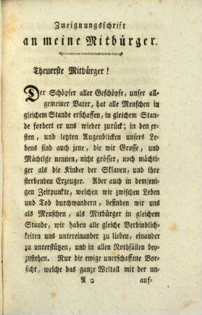 Unmaßgeblichste Vorschläge der Theuerung sowohl für das Gegenwärtige, als für das Zukünftige standhaft abzuhelfen, und dafür eine allgemeine Wohlfeiligkeit einzuführen