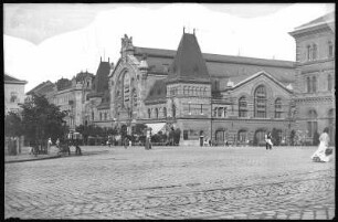 Budapest. Central-Markthalle (1897) : Budapest. Zentralmarkthalle, Große Markthalle (1894-1897; Samuel Petz)
