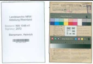 Entnazifizierung Heinrich Bienemann , geb. 01.05.1913 (Polizist)