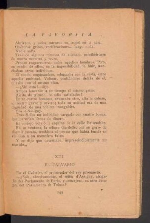 XIII - El calvario