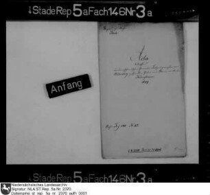 Königlich-schwedische Donation und Belehnung für den schwedischen Generalfeldzeugmeister Arvid von Wittenberg mit dem Amt Thedinghausen