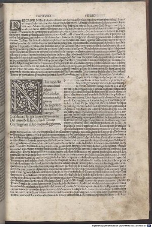 Trionfi : mit Kommentar und Widmungsvorrede an Borso d'Este von Bernardo da Siena und Vita Petrarcas von Antonio da Tempo. [1-2]. [1], Trionfi