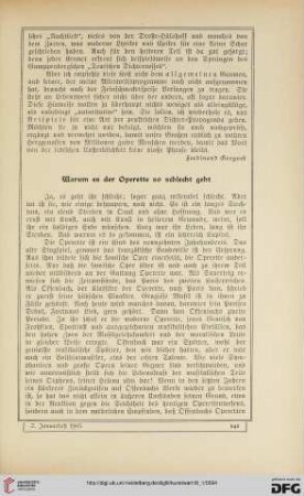 Warum es der Operette so schlecht geht