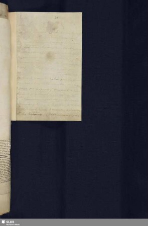 21) Briefentwurf: A. W. Schlegel an den Kronprinzen von Schweden Bernadotte; undat.