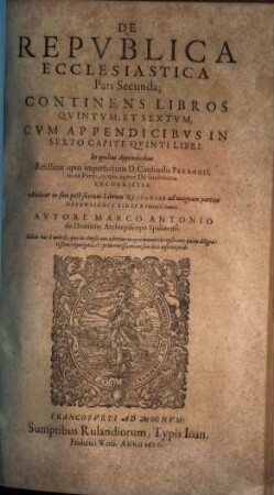De republica ecclesiastica : libri X, 2
