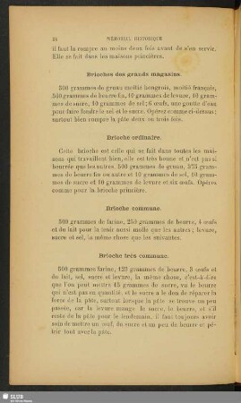 Brioches des grands magasins