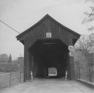 Hohenfichte, Gedeckte Holzbrücke, erb. 1602/1832
