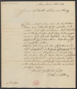 Brief an B. Schott's Söhne : 05.12.1839