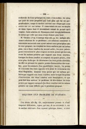 Solution d´un probléme de statique.