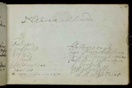 Johann Dietrich Wilhelm Westenholz. Göttingen, 27.4.1753.