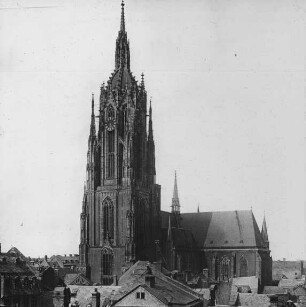 Frankfurt am Main, Dom St. Bartholomäus, von Südwesten