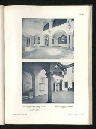 Tafel 42: Das Karl Müllersche Volksbad in München