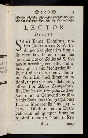 3-4, Lector Devote
