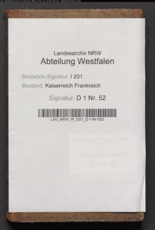 Register der Gebühren des Greffier.