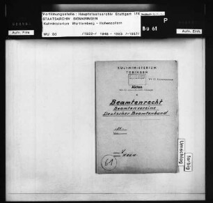 Landesarbeitsausschuß der württembergisch-hohenzollerischen Beamtenfachgruppen