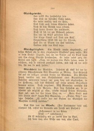 Gleichheit der Menschen.