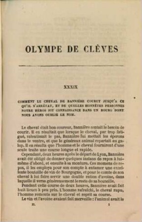 Olympe de Clèves par Alexandre Dumas, 2
