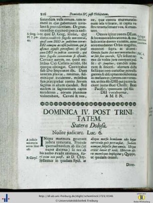 Dominica IV. post Trinitatem.