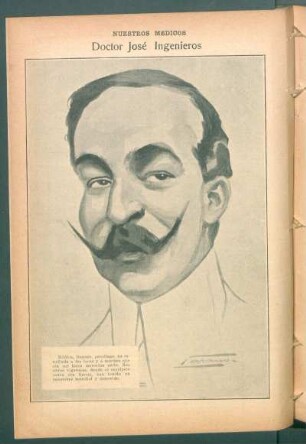 Doctor José Ingenieros - [Dibujo] : Nuestros médicos