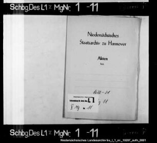 Holzverkaufs-Register der Ämter Schaumburg und Egestorf