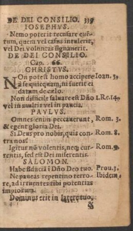 De Dei Consilio. Cap. 66.