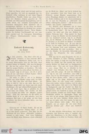 1: Robert Toberentz : ein Nachruf