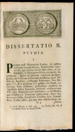 Dissertatio II. Pythia