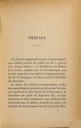 Le secret d'un empire, 1