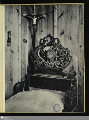 122 Stadtmuseum. Bett aus der Ebersbacher Schlafkammer