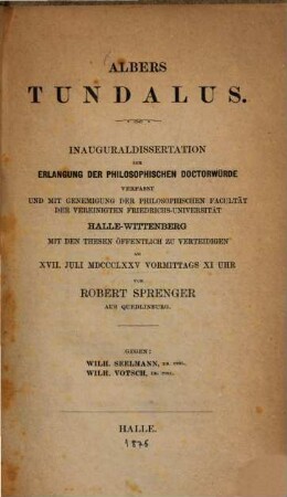 Albers Tundalus