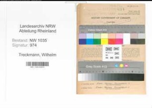 Entnazifizierung Wilhelm Treckmann , geb. 28.07.1901 (Wirtschaftsingeneur)