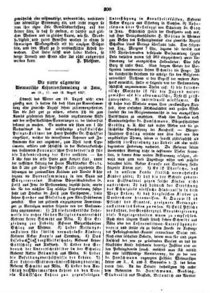 Die vierte allgemeine Weimarische Lehrerversammlung in Jena : am 10., 11. und 12. August 1857