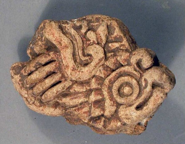 Fragment of a clay vessel