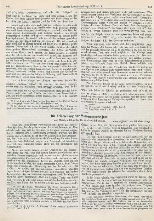 653-668 Die Erforschung der Muttersprache Jesu
