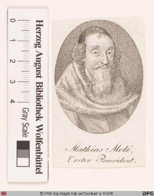 Bildnis Mathieu Molé, seigneur de Champlâtreux