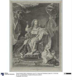 Porträt des Louis XV., König von Frankreich