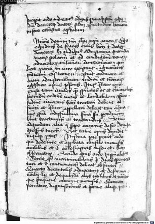 Ordo iudiciarius ... secundum consuetudinem Bononiae in foro ecclesiastico approbatam [u.a.] - BSB Clm 14631