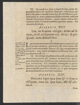 Assertio XIII.