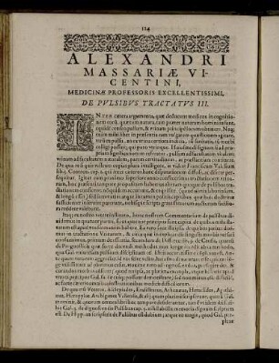 De Pulsibus. Tractatus III.