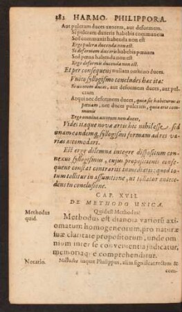 Cap. XVII. De Methoda Unica.