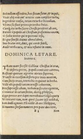 Dominica Letare.
