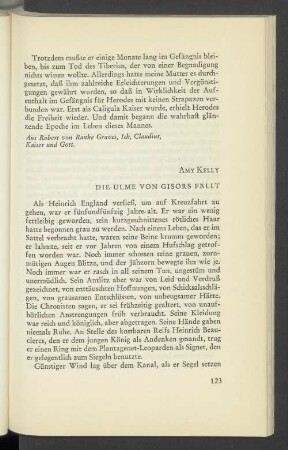 Die Ulme Von Grisors Fällt