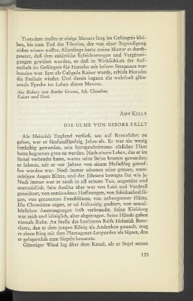 Die Ulme Von Grisors Fällt